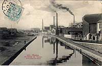513 — Pantin<br />Le Canal de l'Ourcq<br /> Vue prise du pont